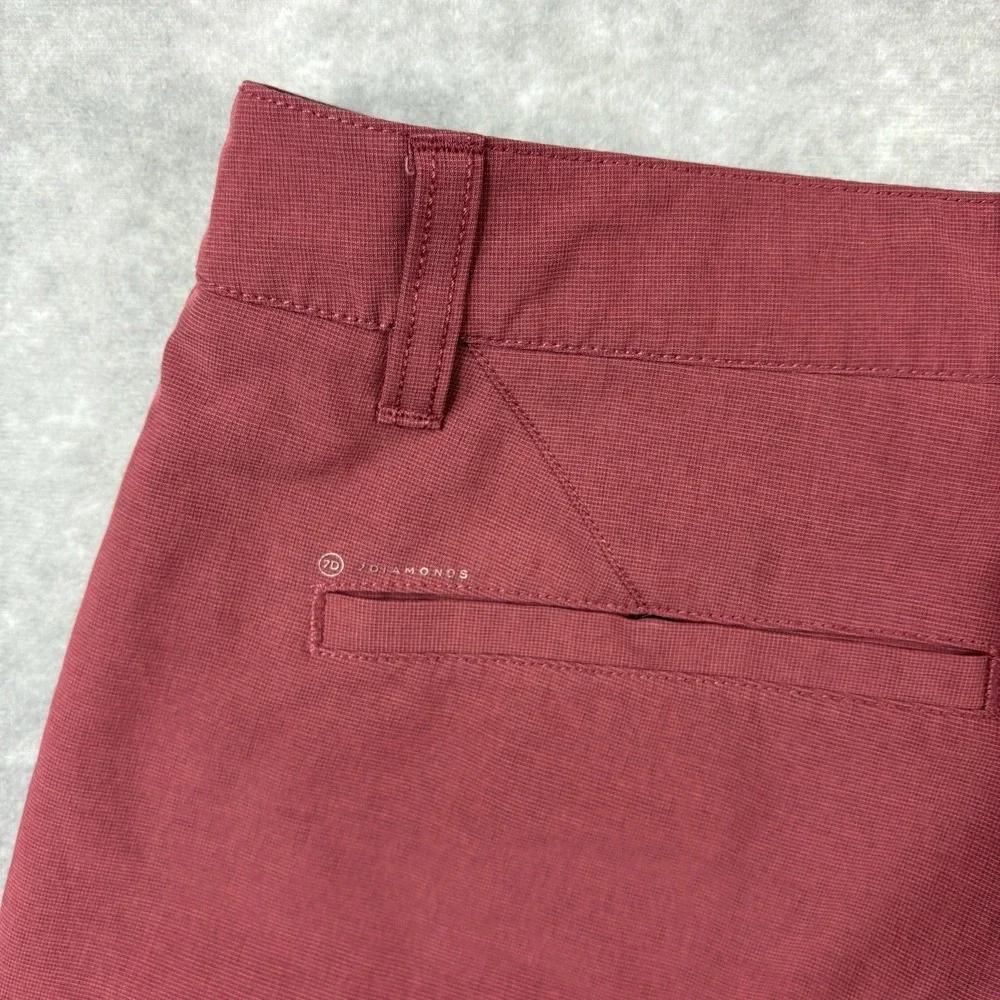 7 Diamonds Shorts Mens 30 Purple Performance Momentum Stretch Lightweight Preppy